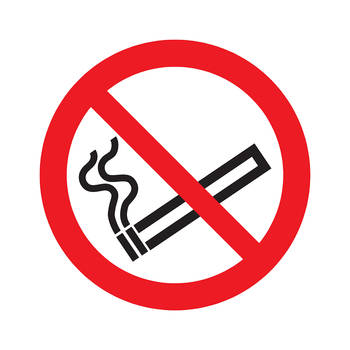 Pickup - Deco verboden te roken 300 mm