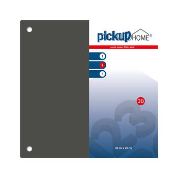 Pickup - Deco 3d home plaat acryl 3 mm grijs I