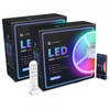 LED strip Bluetooth - 5 + 5 Meter - RGB - Afstandsbediening - Light Strips - Led Verlichting