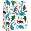 Dino Dinosaurus - Luxe cadeautas met koord voor kinderen - 24 x 10 x 33,5 cm - 12 Stuks