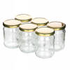 Altom Design Set van 6 Conserveringspotten 520 ml - Weckpot - Jampotten - Inmaakpotten