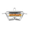 Altom Design Meteor vierkante Buffetwarmer 1,8L - Chafing Dish / Warmhoudbak RVS