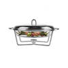 Altom Design Meteor Rechthoekige Buffetwarmer 3,0L - Chafing Dish / Warmhoudbak - RVS