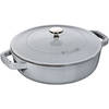 Staub Hapjespan Chistera - Grafietgrijs - ø 24 cm / 2.4 liter