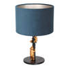 Anne Lighting Animaux tafellamp blauw metaal 40 cm hoog