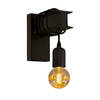 EGLO Townshend 6 Wandlamp - E27 - 19 cm - Zwart