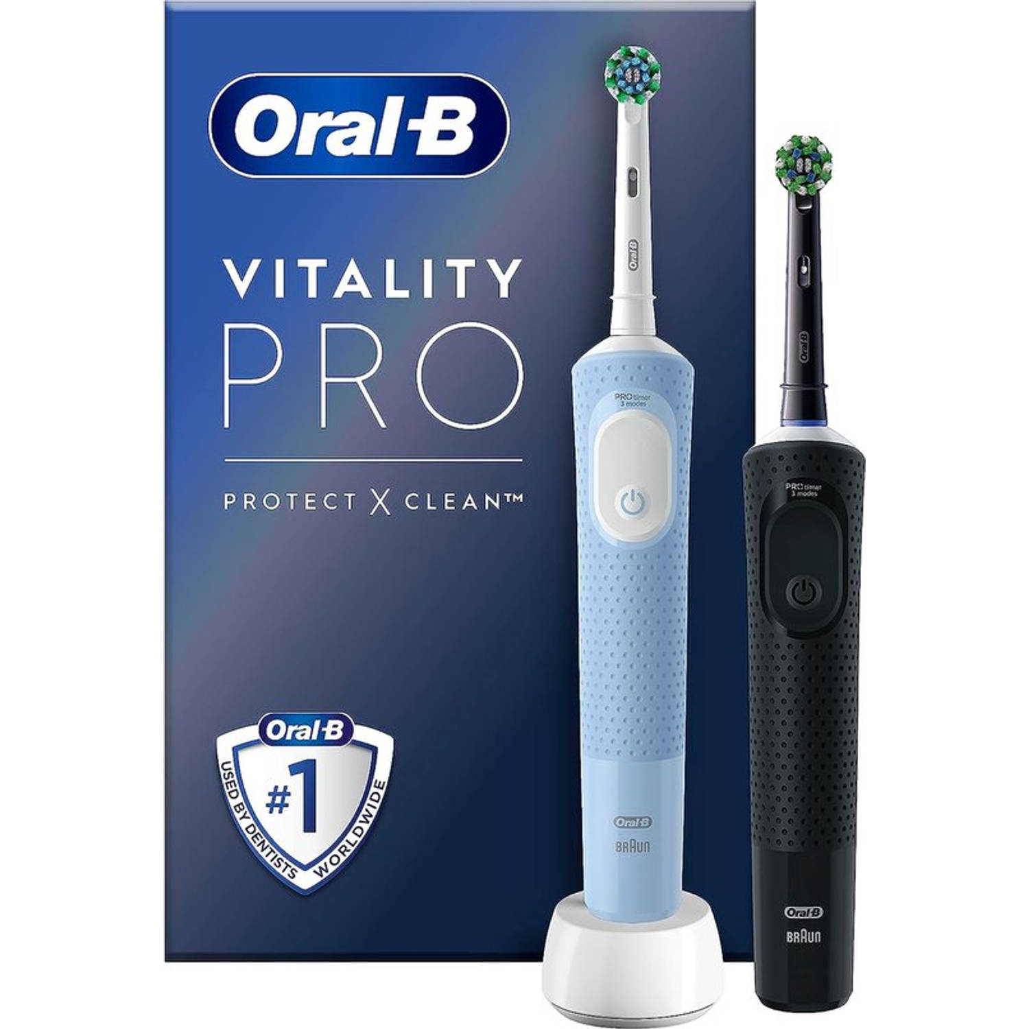 Oral B Elektrische tandenborstel Vitality Pro set van 2