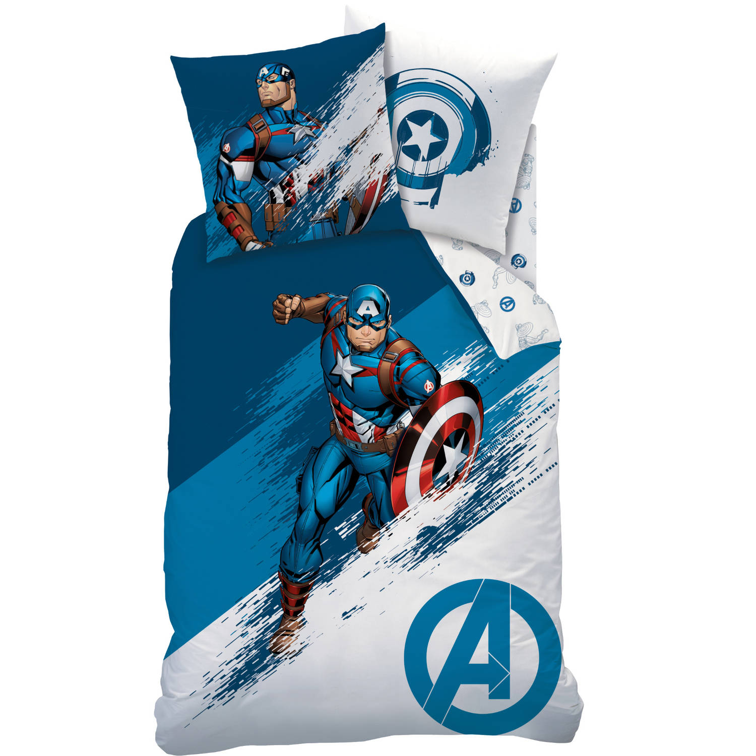 Marvel Avengers Force - Dekbedovertrek - Eenpersoons - 140 x 200 cm - Multi