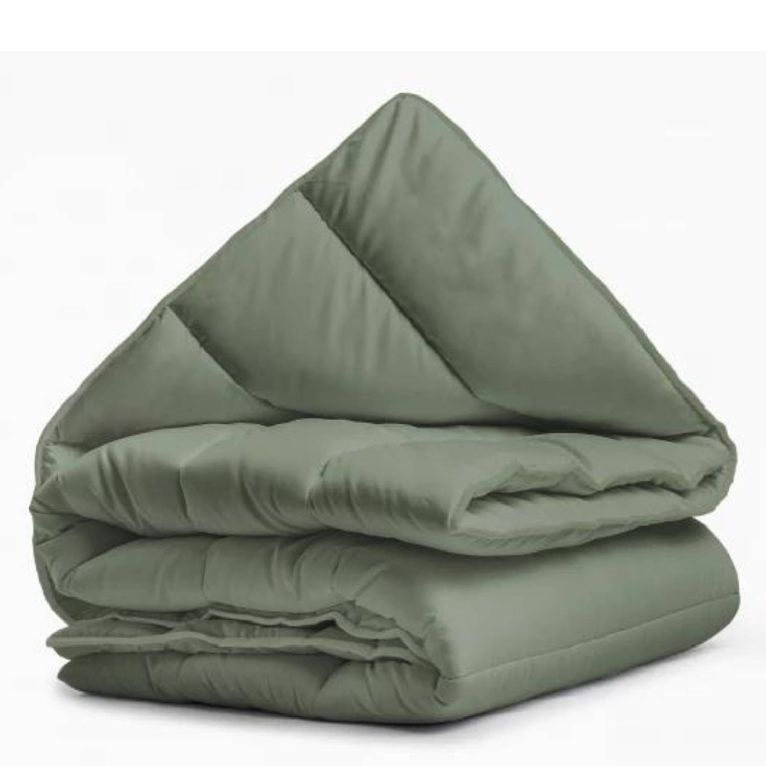 Sleeps Lazy Dekbed zonder overtrek Groen Eenpersoons 140x200cm - Anti Allergie Dekbed