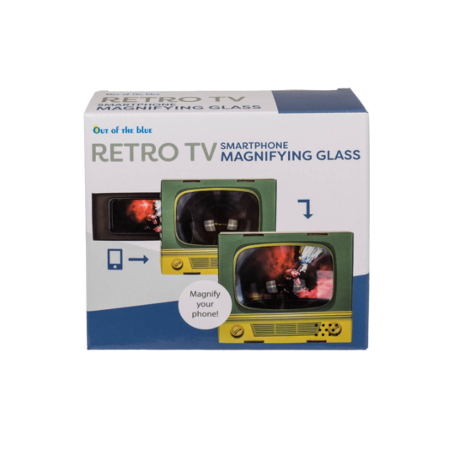 Retro televisie voor je telefoon - Bouw je s/martphone om tot een retro televisie - Retro gadgets - Telefoon gadgets -