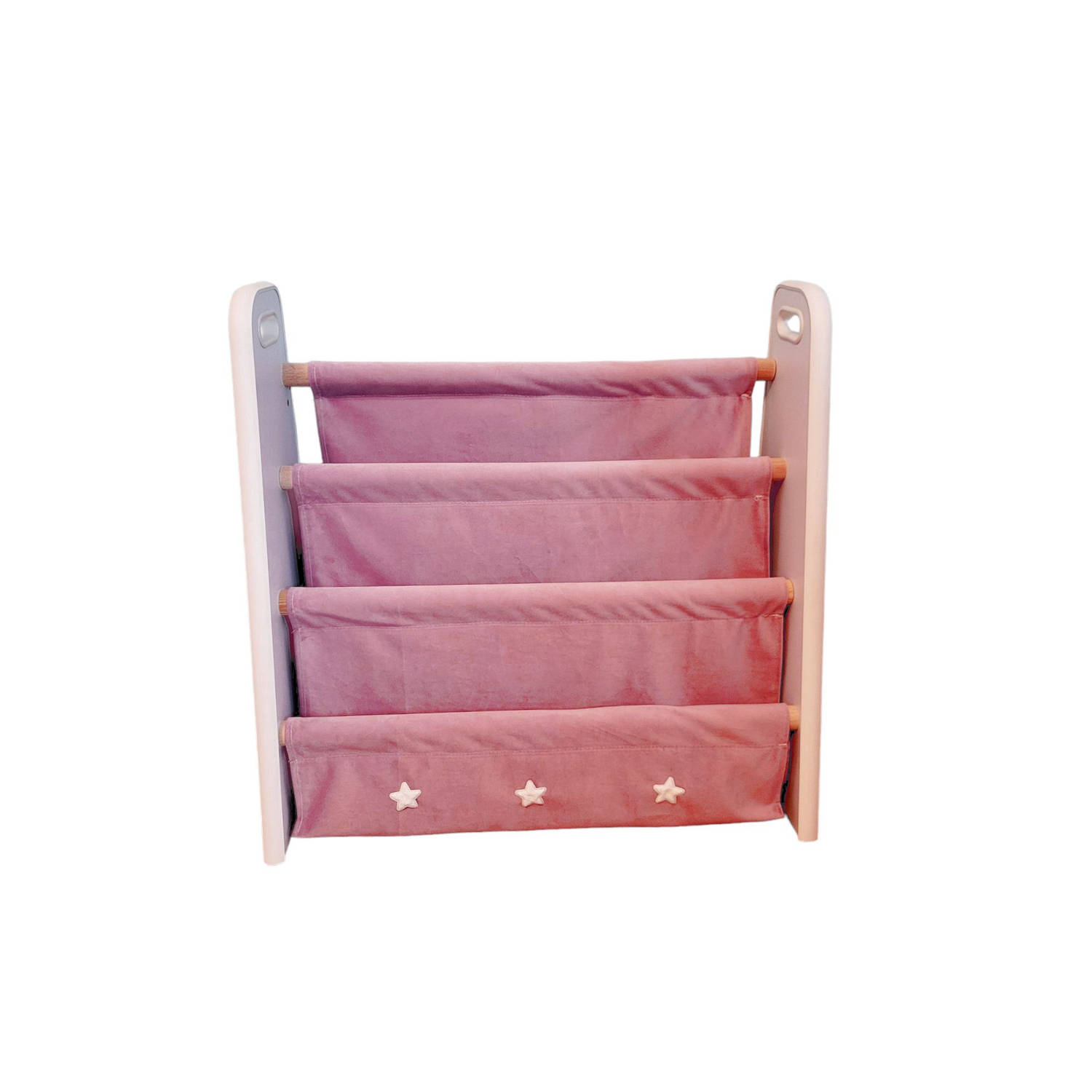 LoveGifts Handgemaakte Montessori Boekenkast Kinderkamer Speelgoed Opbergrek 60 x 25 x 58 cm Roze
