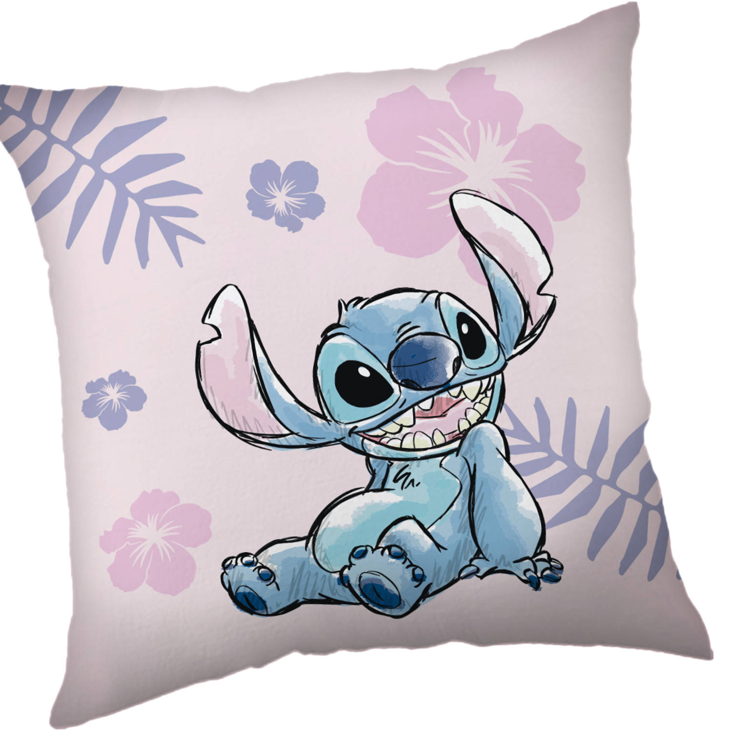 Disney Lilo & Stitch Sierkussen Tropical - 35 x 35 cm - Polyester Polar Fleece