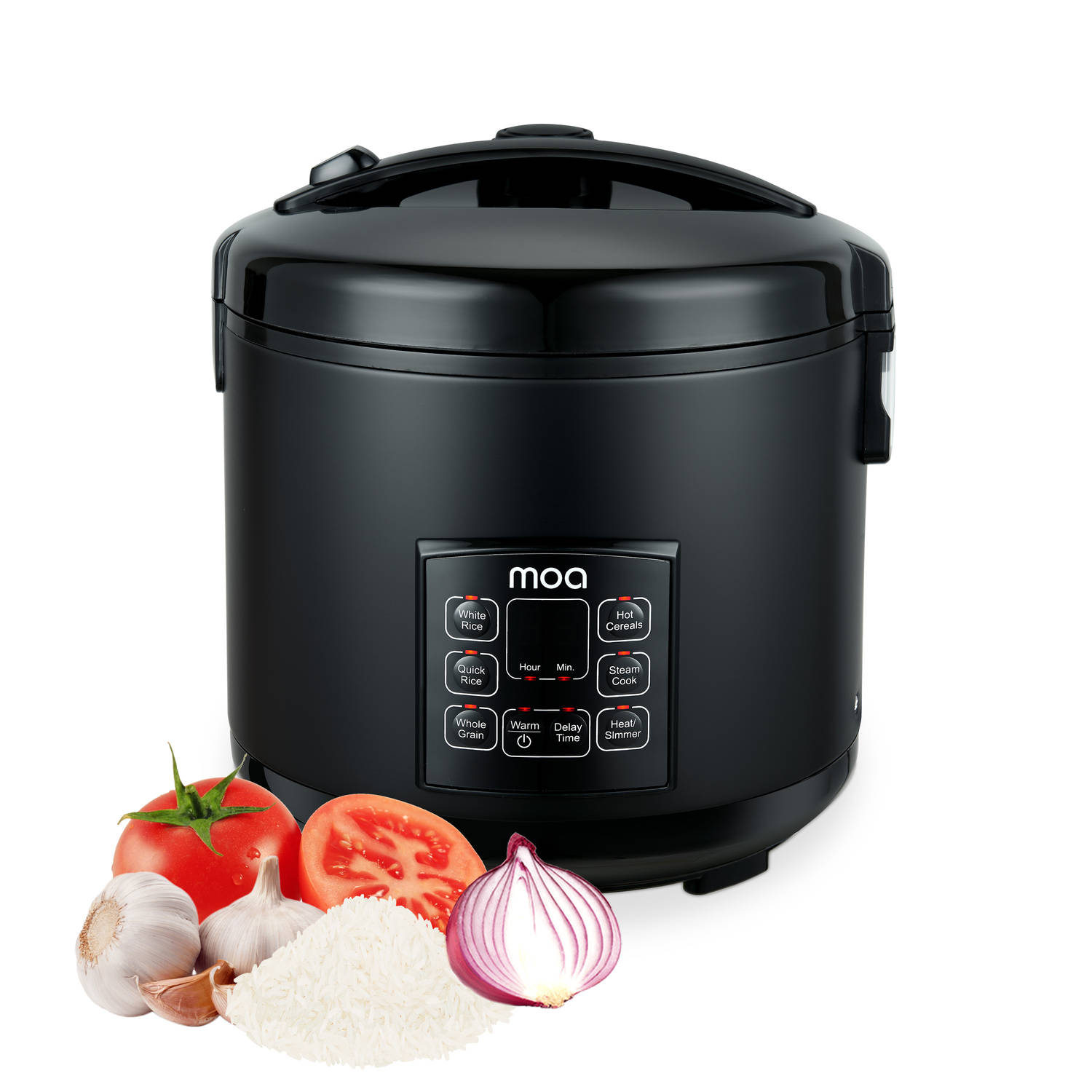MOA Multicooker - 1.8L - 700W - Rice Cooker - Multicooker - Slowcooker - Zwart