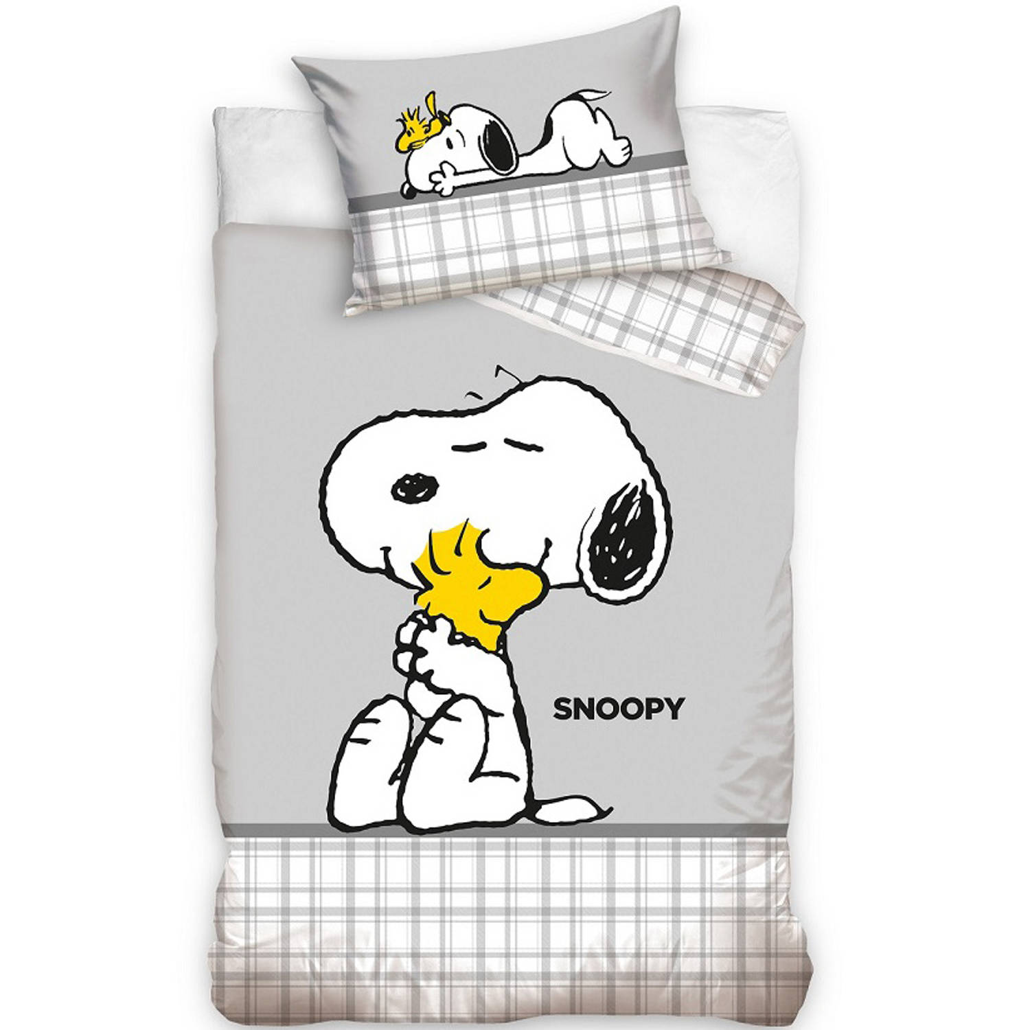 Snoopy BABY Dekbedovertrek, Love 100 x 135 cm Katoen