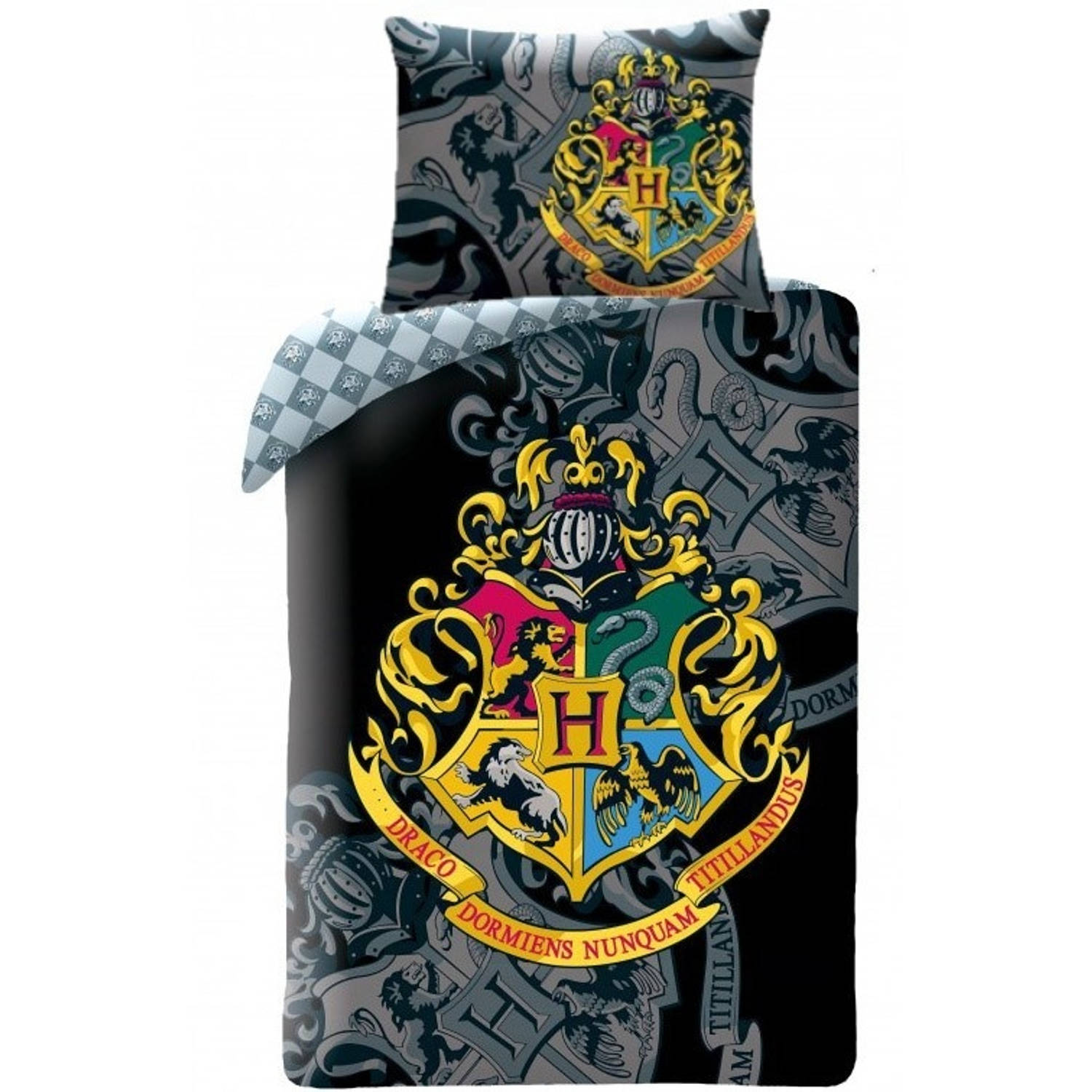 Harry Potter Dekbedovertrek, Magic Eenpersoons 140 x 200 cm Katoen