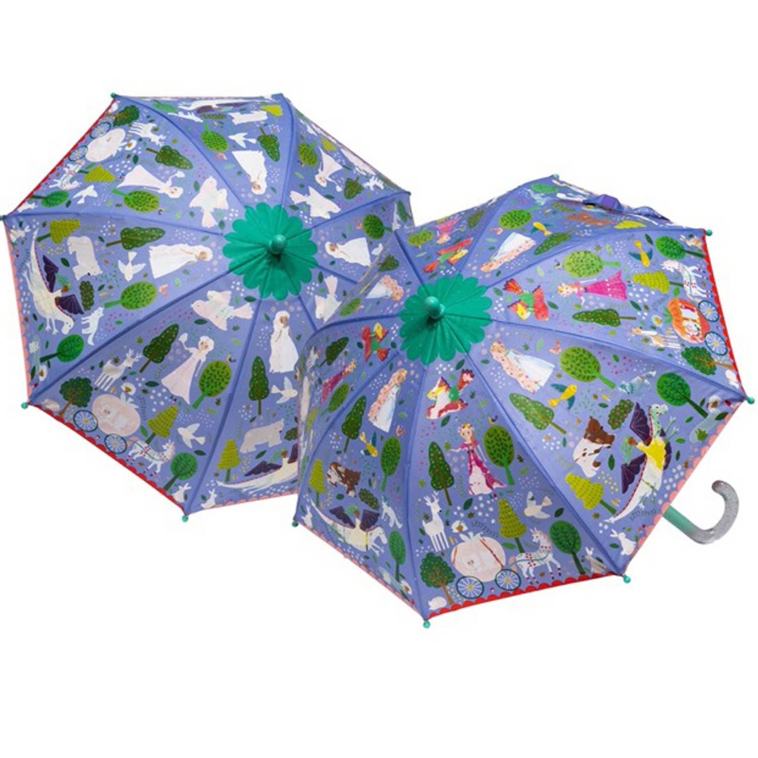 Floss & Rock Paraplu Prinses 66 cm x Ø 60 cm Verandert van kleur