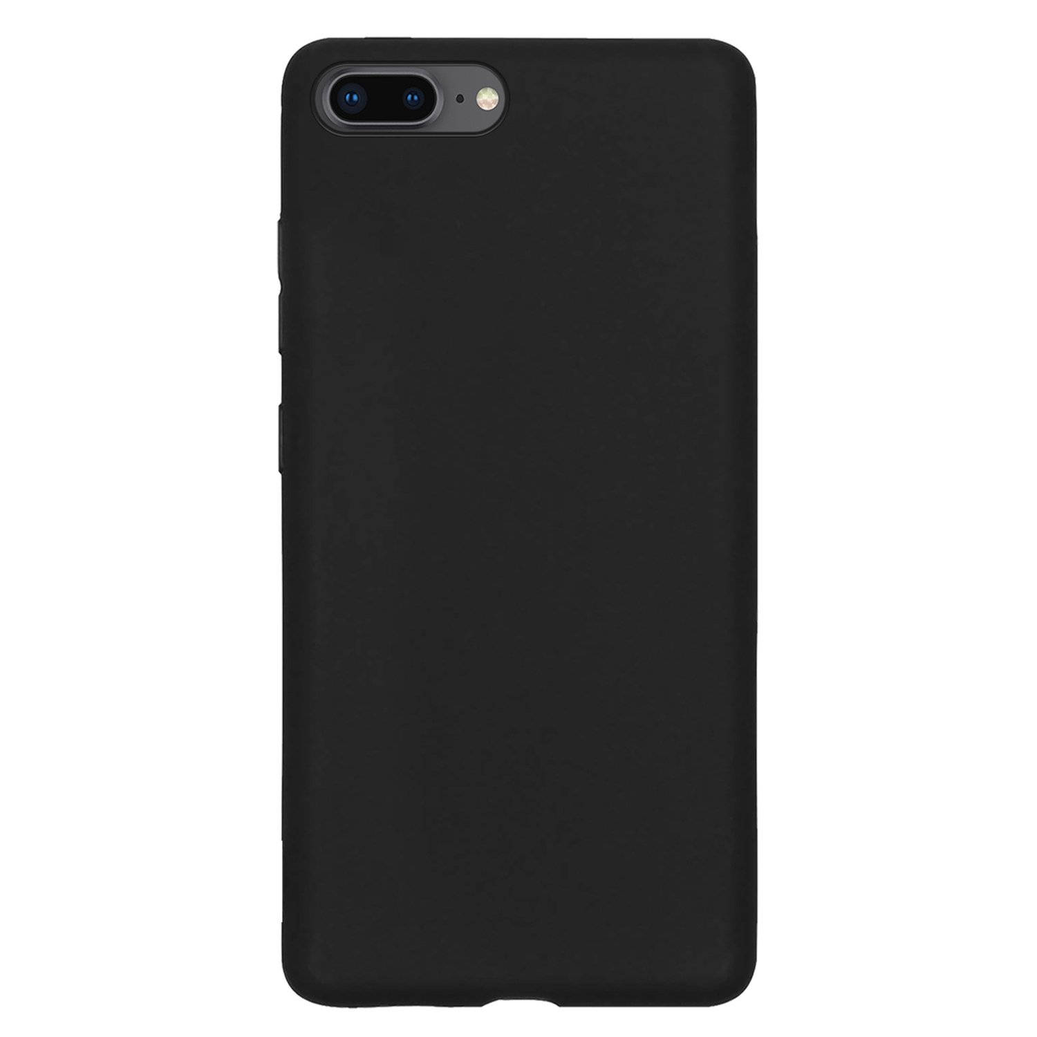 Hoes Geschikt voor iPhone 8 Plus Hoesje Siliconen Back Cover Case - Hoesje Geschikt voor iPhone 8 Plus Hoes Cover Hoesje - Transparant
