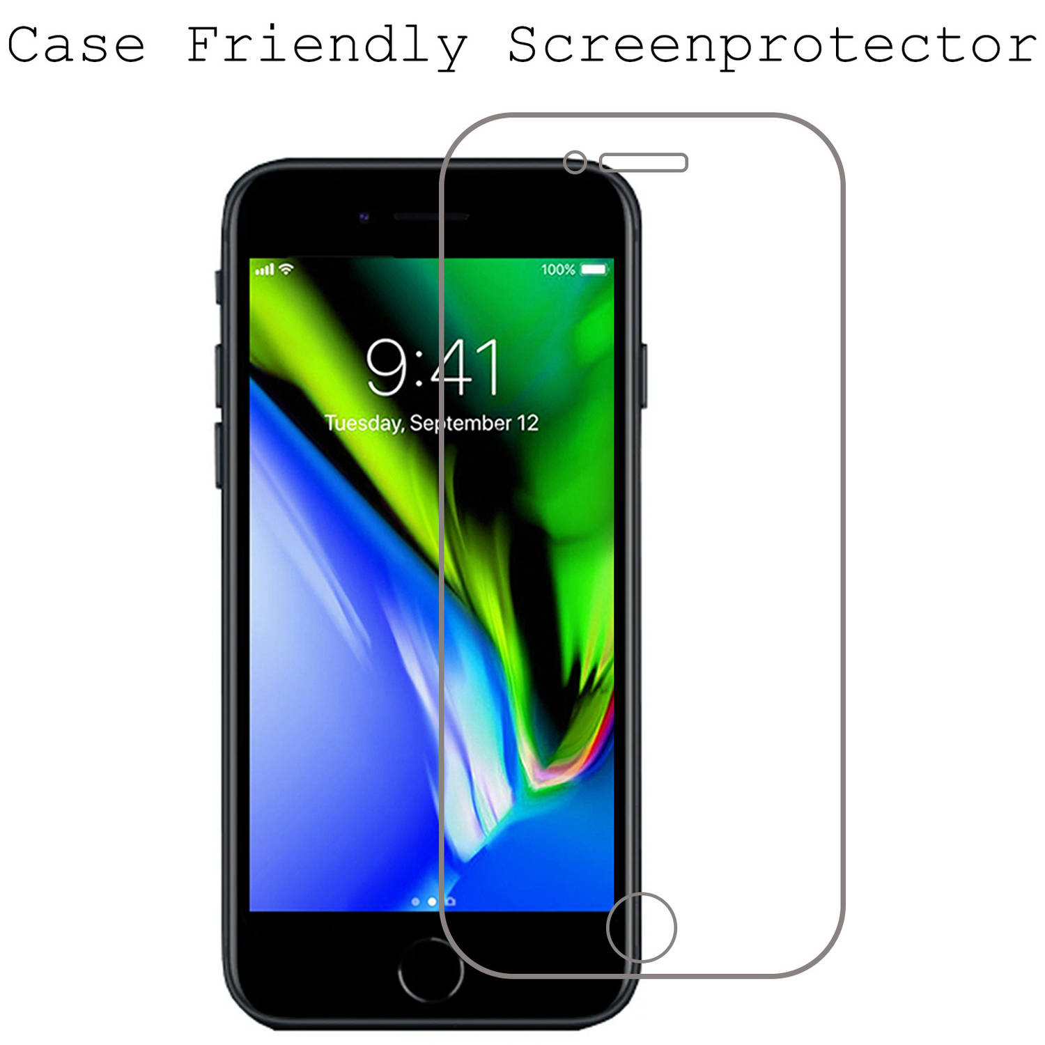 Screenprotector Geschikt voor iPhone 6 Screenprotector Tempered Glass - Screenprotector Geschikt voor iPhone 6 Beschermglas Screen Protector Glas