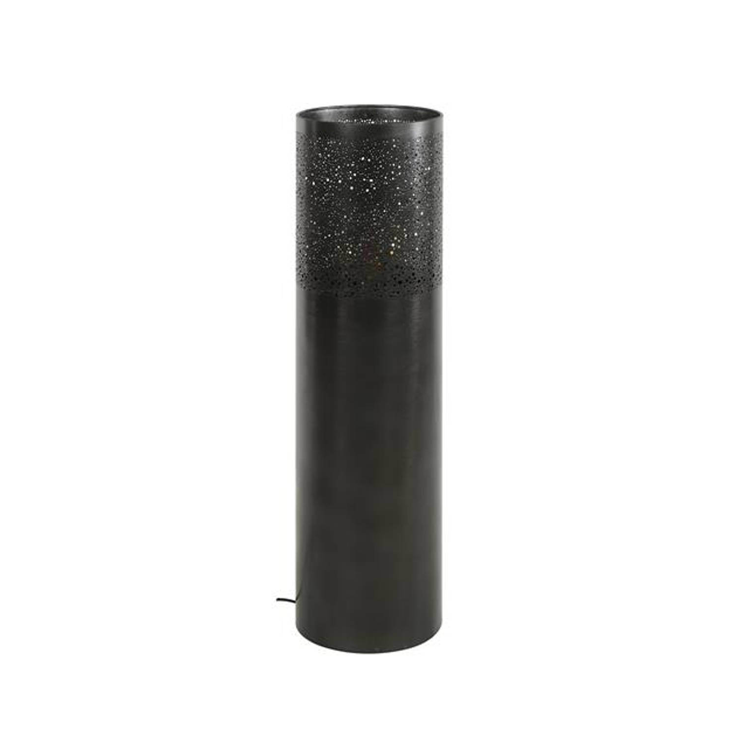 Hoyz Vloerlamp Ø25 cilinder 90cm-Zwart nikkel