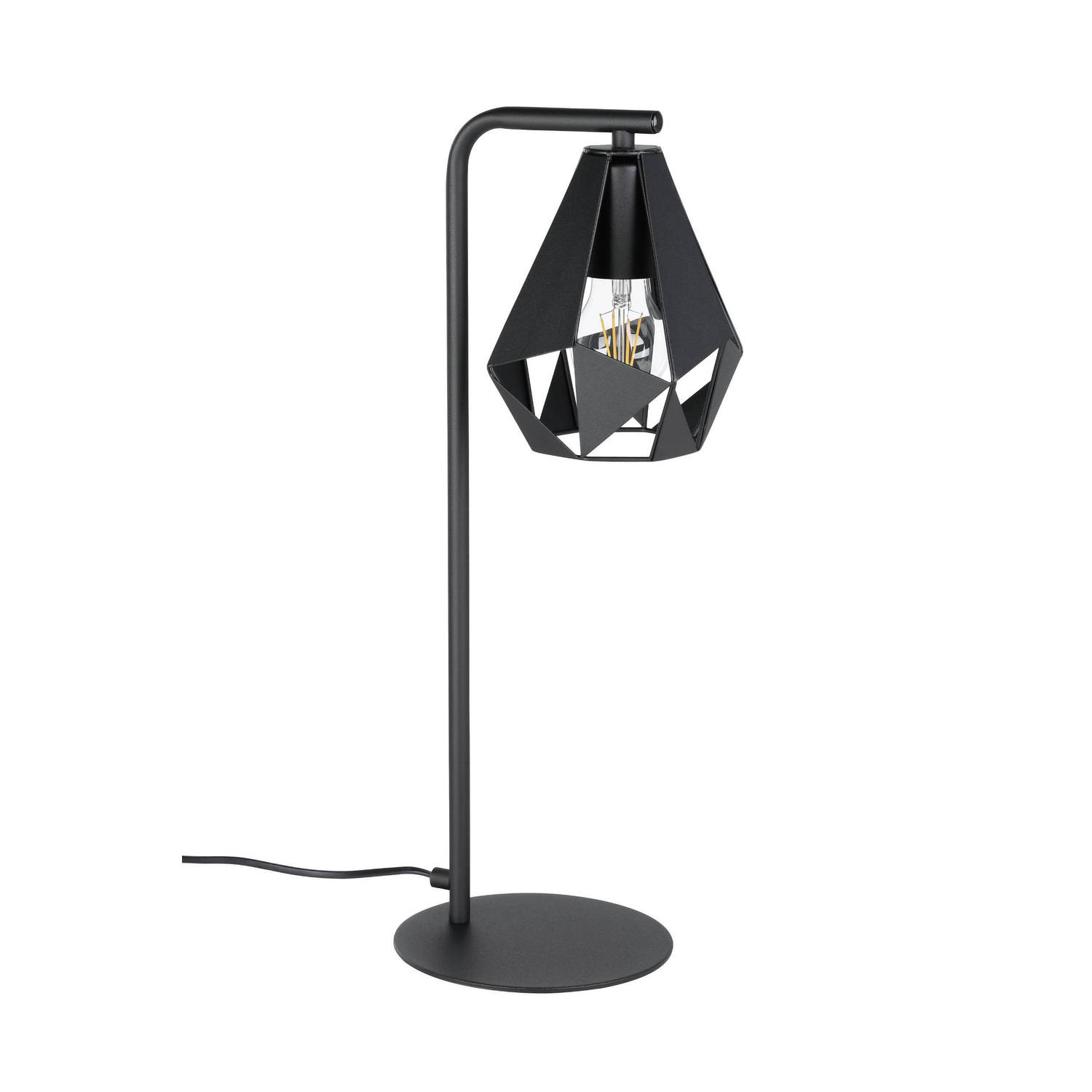 Eglo tafellamp Carlton 5 zwart E27 60W