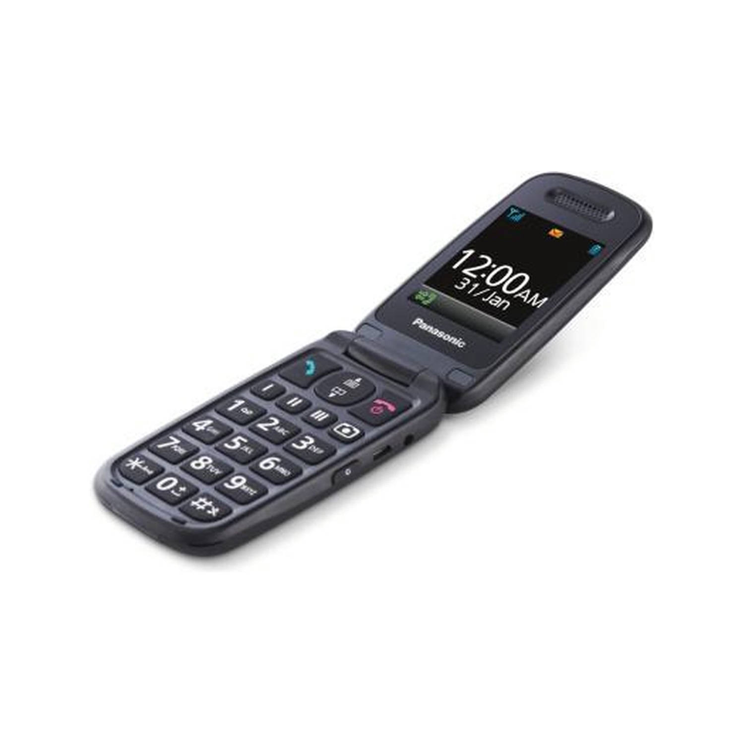 Panasonic mobiele senioren telefoon KX-TU446EXB (Zwart)
