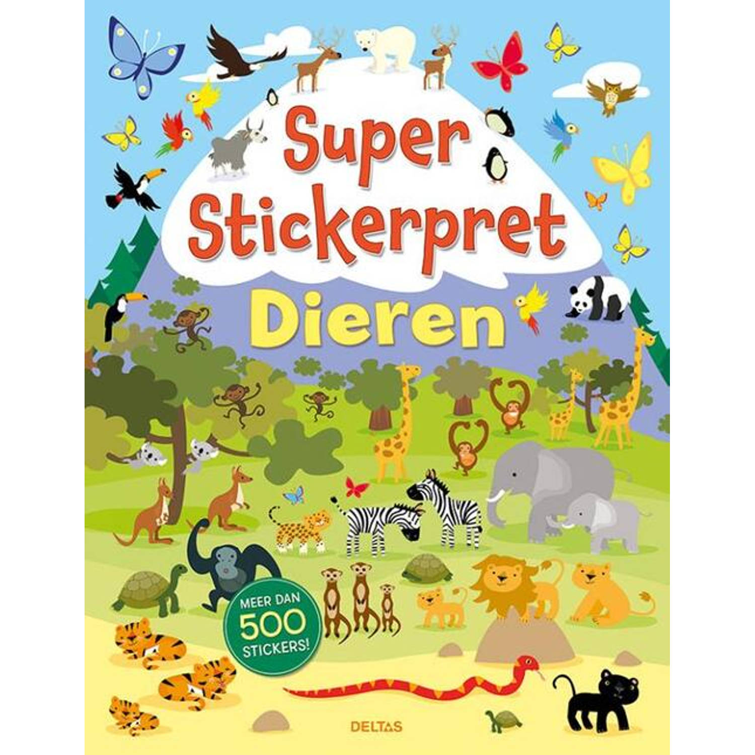 Super Stickerpret Dieren. MAYES, SUSAN, Paperback