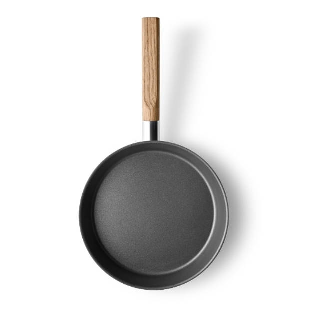 Eva Solo Koekenpan Nordic Kitchen RVS - ø 24 cm - Standaard anti-aanbaklaag