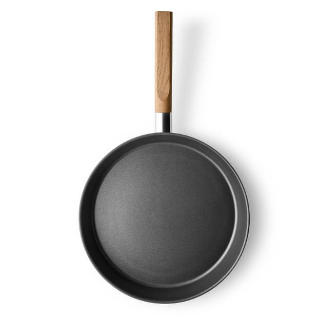 Eva Solo Koekenpan Nordic Kitchen RVS - ø 28 cm - Standaard anti-aanbaklaag