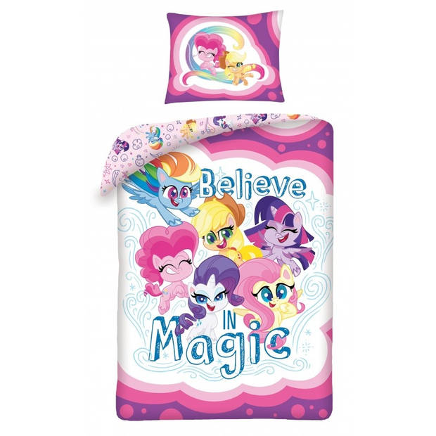 My Little Pony Dekbedovertrek Believe in Magic - Eenpersoons - 140 x 200 cm - Katoen