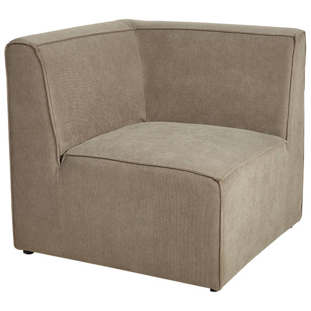 Beliani LEMVIG - Modulaire Sofa-Beige-Corduroy