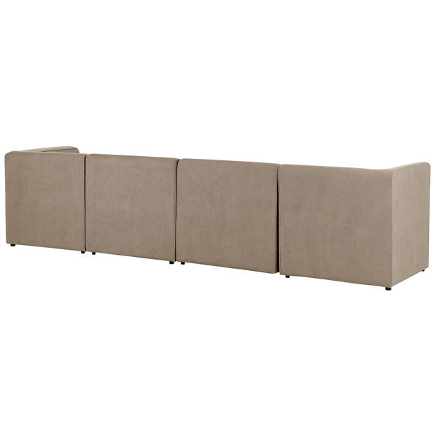 Beliani LEMVIG - Modulaire Sofa-Beige-Corduroy