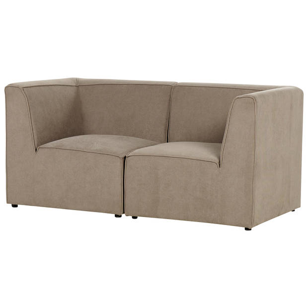 Beliani LEMVIG - Modulaire Sofa-Beige-Corduroy