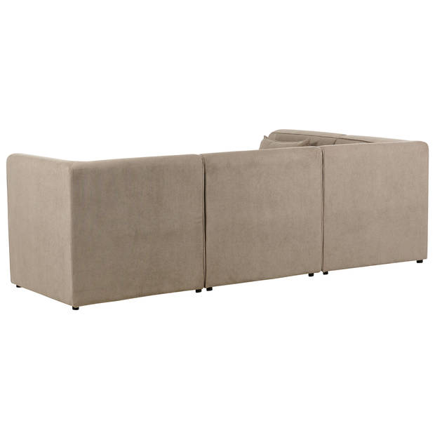 Beliani LEMVIG - Modulaire Sofa-Beige-Corduroy