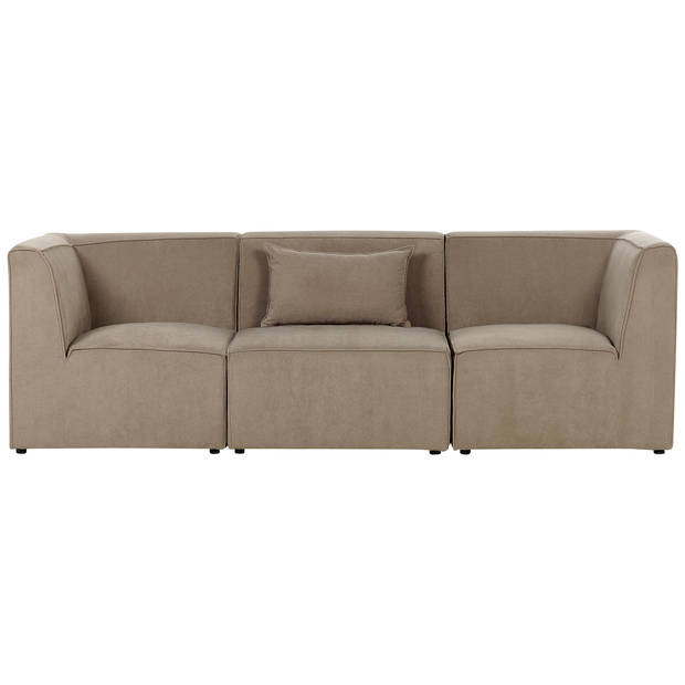 Beliani LEMVIG - Modulaire Sofa-Beige-Corduroy