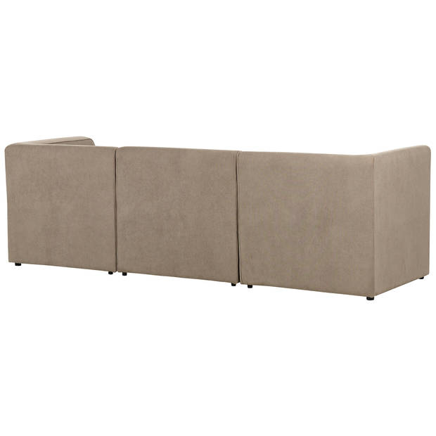 Beliani LEMVIG - Modulaire Sofa-Beige-Corduroy