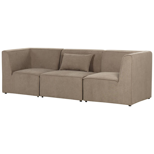 Beliani LEMVIG - Modulaire Sofa-Beige-Corduroy