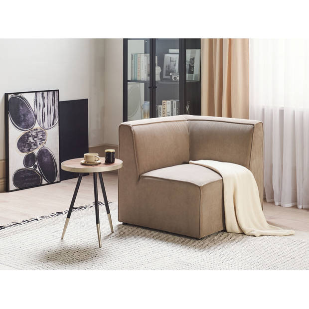 Beliani LEMVIG - Module Element-Beige-Corduroy