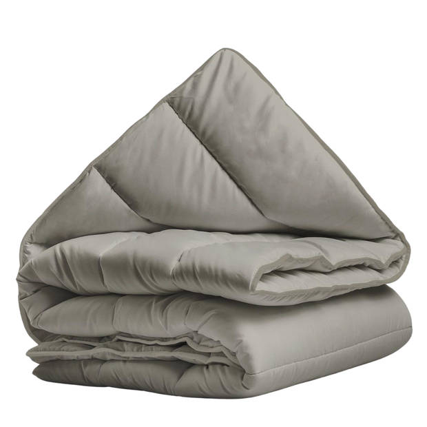 Sleeps Lazy Dekbed zonder overtrek Kaki Eenpersoons 140x200cm - Anti Allergie Dekbed