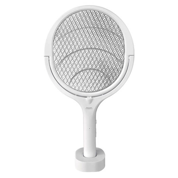 Elektrische Vliegenmepper - Electric Mosquito Swatter Wit