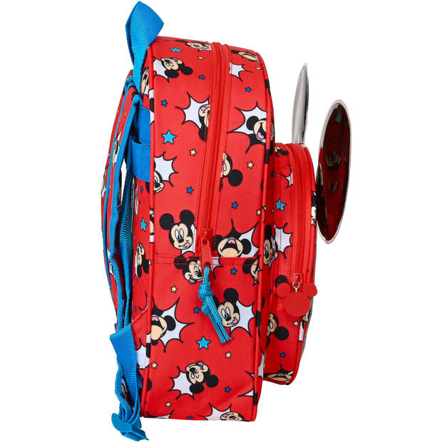Disney Mickey Mouse Rugzak, Happy Smiles - 34 x 28 x 10 cm - Polyester