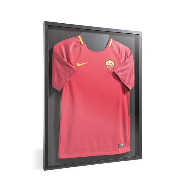 ACAZA Fotokader - Fotolijst - voor Voetbalshirt, Basketbalshirt of Wielertrui - 3D Box Frame - 60x80cm - Zwart