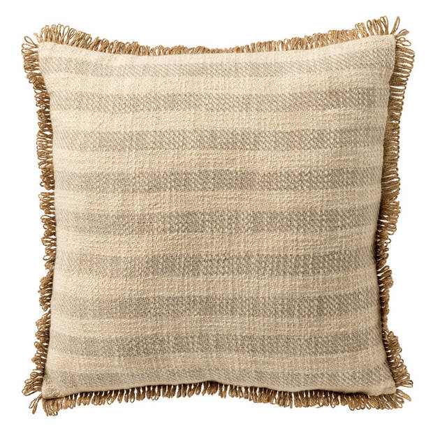 Dutch Decor - CARLOS - Kussenhoes 45x45 cm - 50% recycled katoen - Natural - beige