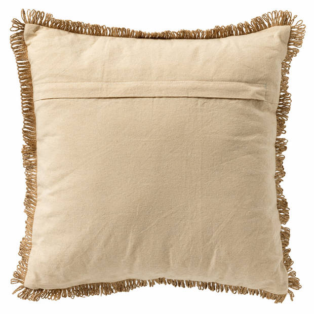 Dutch Decor - CARLOS - Kussenhoes 45x45 cm - 50% recycled katoen - Natural - beige