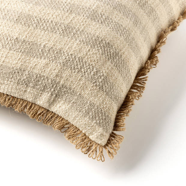 Dutch Decor - CARLOS - Kussenhoes 45x45 cm - 50% recycled katoen - Natural - beige