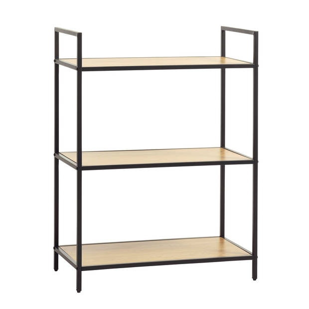 Giga Living - Boekenkast Naturel Eiken - Open Kast - 70x35x88,8cm - Altino