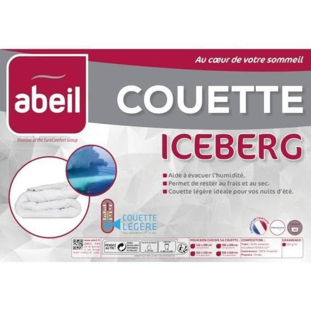 ABEIL Licht dekbed ICEBERG - 200 x 200 cm - Wit