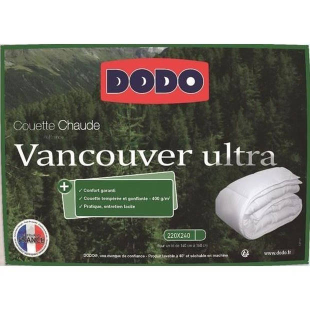 DODO Vancouver Ultra Vancouver dekbed - 220 x 240 cm - 300gr/m² - Wit