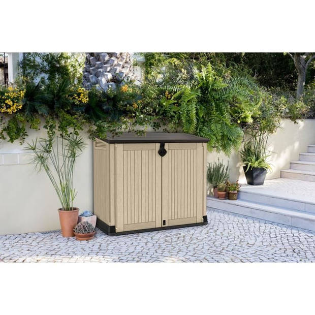 KETER Tuinbox - Multifunctioneel - Zonder krik - 880L - Beige