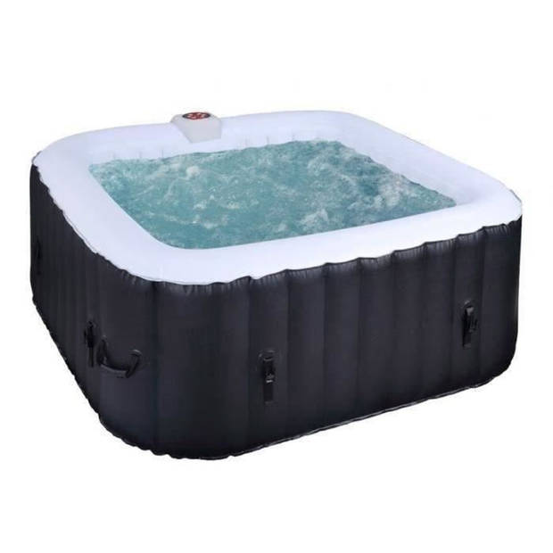 SUN SPA Vierkante opblaasbare opblaasbare spa - 6 personen - 1,85 x H 0,65 m