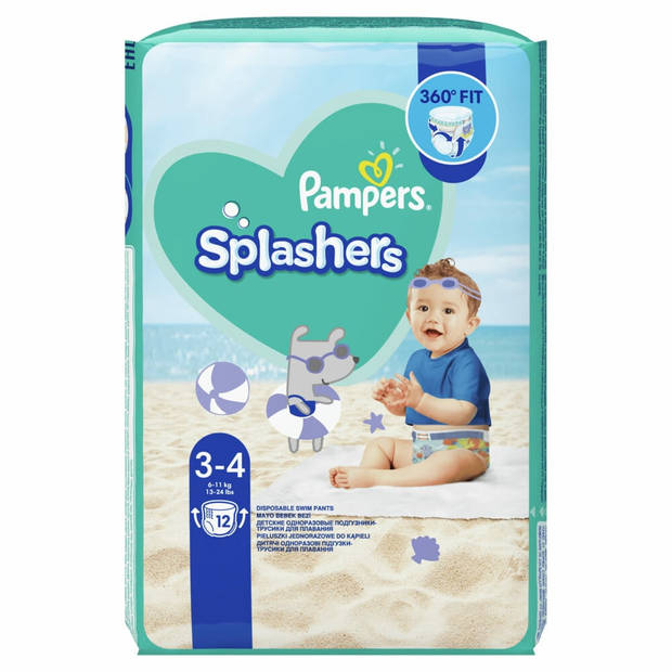 Pampers - Splashers - Wegwerpbare Zwemluiers - Maat 3/4 - 96 stuks